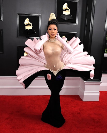 Cardi B wears Mugler Couture’s Fall/Winter 1995 at the 2019 Grammys.