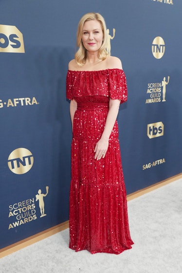 Kirsten Dunst at the 2022 Screen Actor Guild Awards.