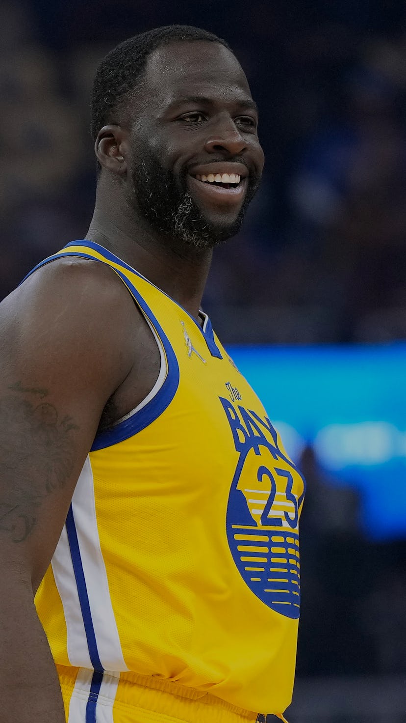 SAN FRANCISCO, CALIFORNIA - MARCH 20: Draymond Green #23 of the Golden State Warriors looks on again...