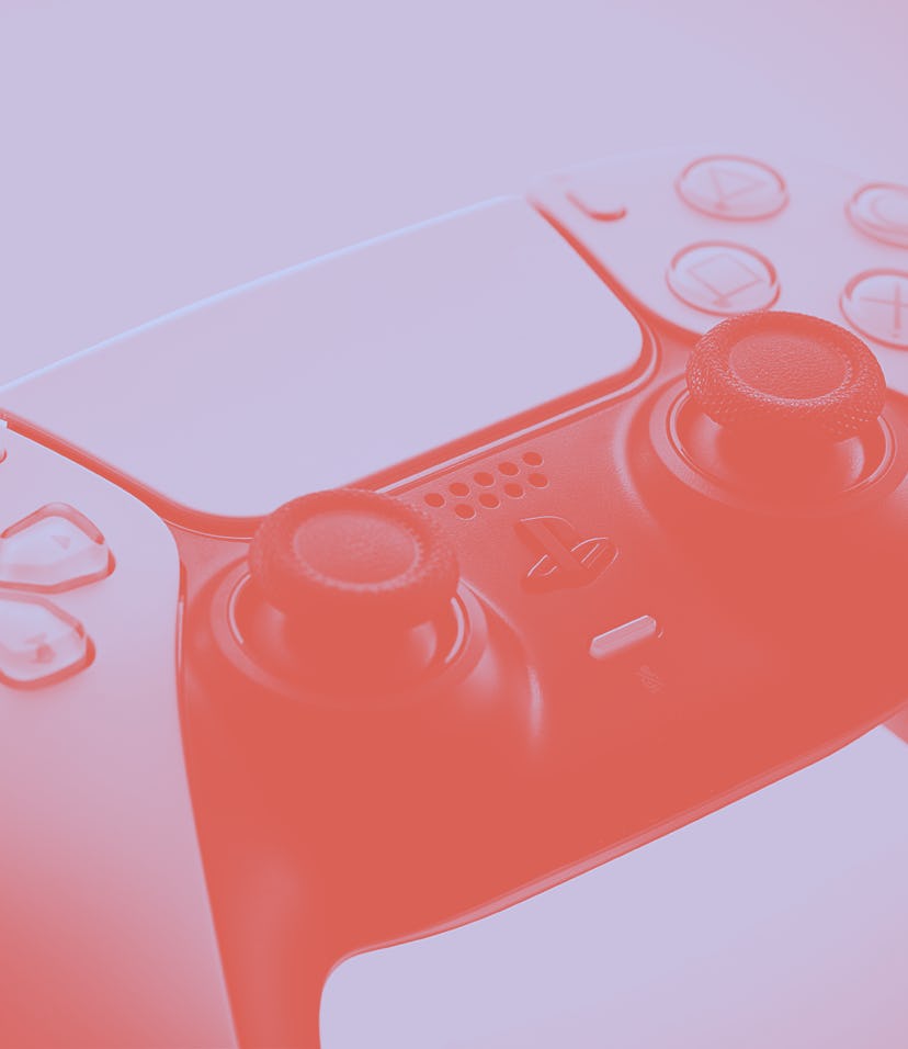 A Sony PlayStation 5 DualSense controller, taken on October 29, 2020. (Photo by Olly Curtis/Future P...