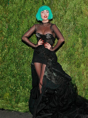 Lady Gaga attends the 2011 CFDA Fashion Awards 