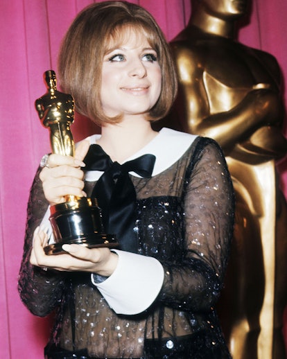 Barbra Streisand wore an iconic bob at the Oscars in 1969.