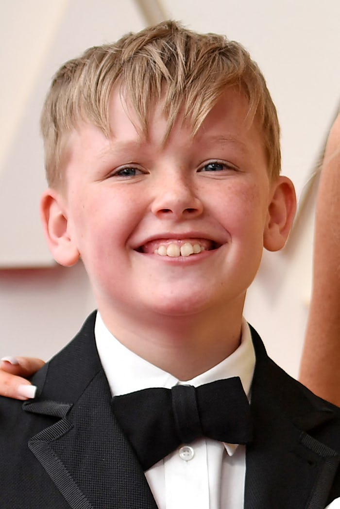 Irish actor Jude Hill attends the 94th Oscars at the Dolby Theatre in Hollywood, California on March...