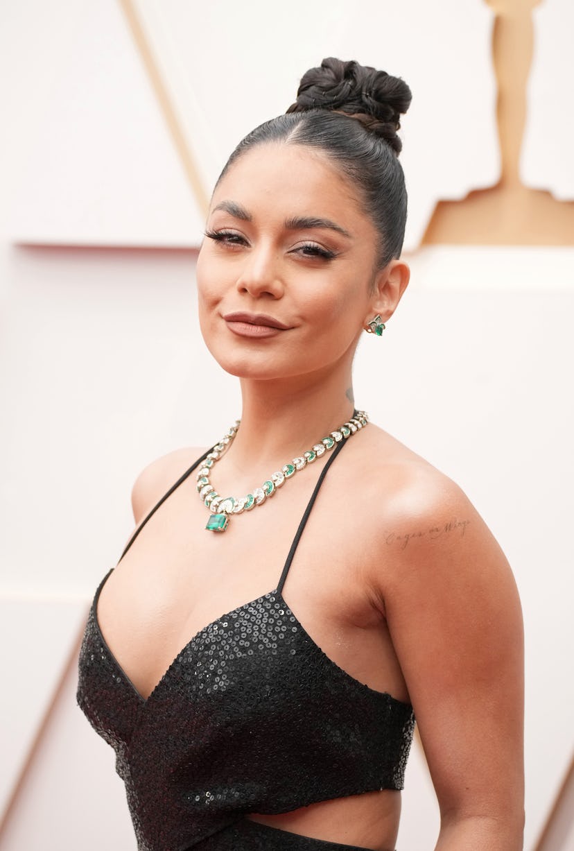 HOLLYWOOD, CALIFORNIA - MARCH 27: Vanessa Hudgens attends the 94th Annual Academy Awards at Hollywoo...