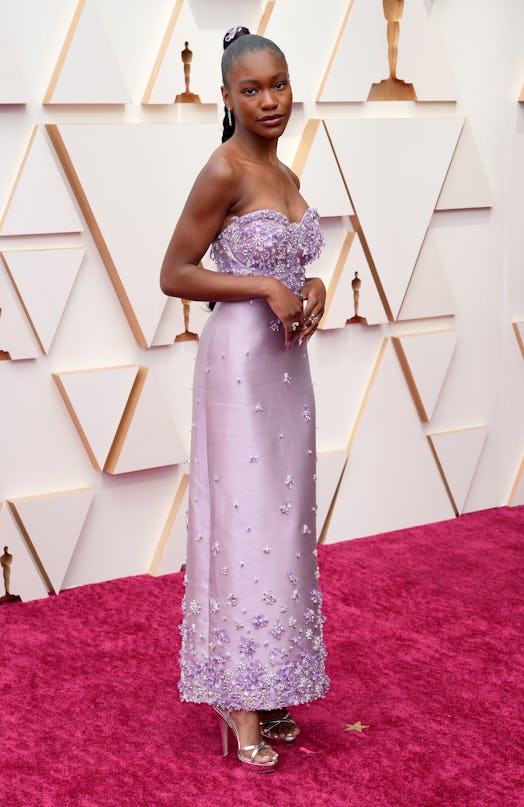 Demi Singleton attends the 94th Annual Academy Awards