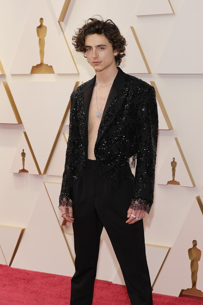 HOLLYWOOD, CALIFORNIA - MARCH 27: Timothée Chalamet attends the 94th Annual Academy Awards at Hollyw...