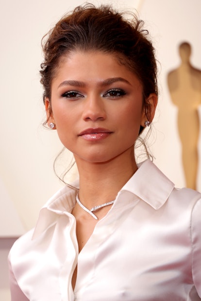 HOLLYWOOD, CALIFORNIA - MARCH 27: Zendaya attends the 94th Annual Academy Awards at Hollywood and Hi...