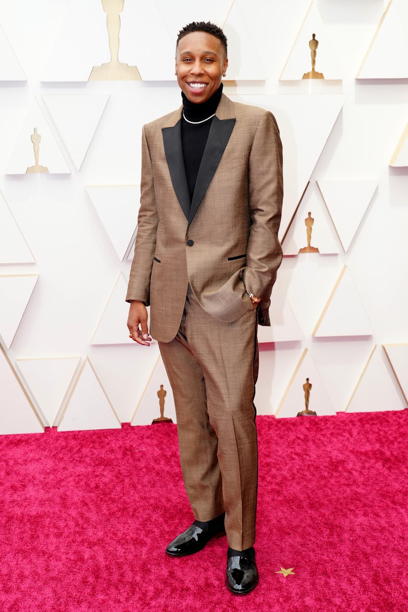 HOLLYWOOD, CALIFORNIA - MARCH 27: Lena Waithe attends the 94th Annual Academy Awards at Hollywood an...