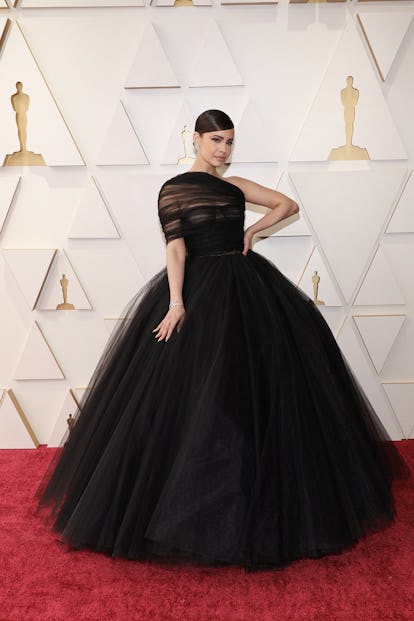 HOLLYWOOD, CALIFORNIA - MARCH 27: Sofia Carson attends the 94th Annual Academy Awards at Hollywood a...