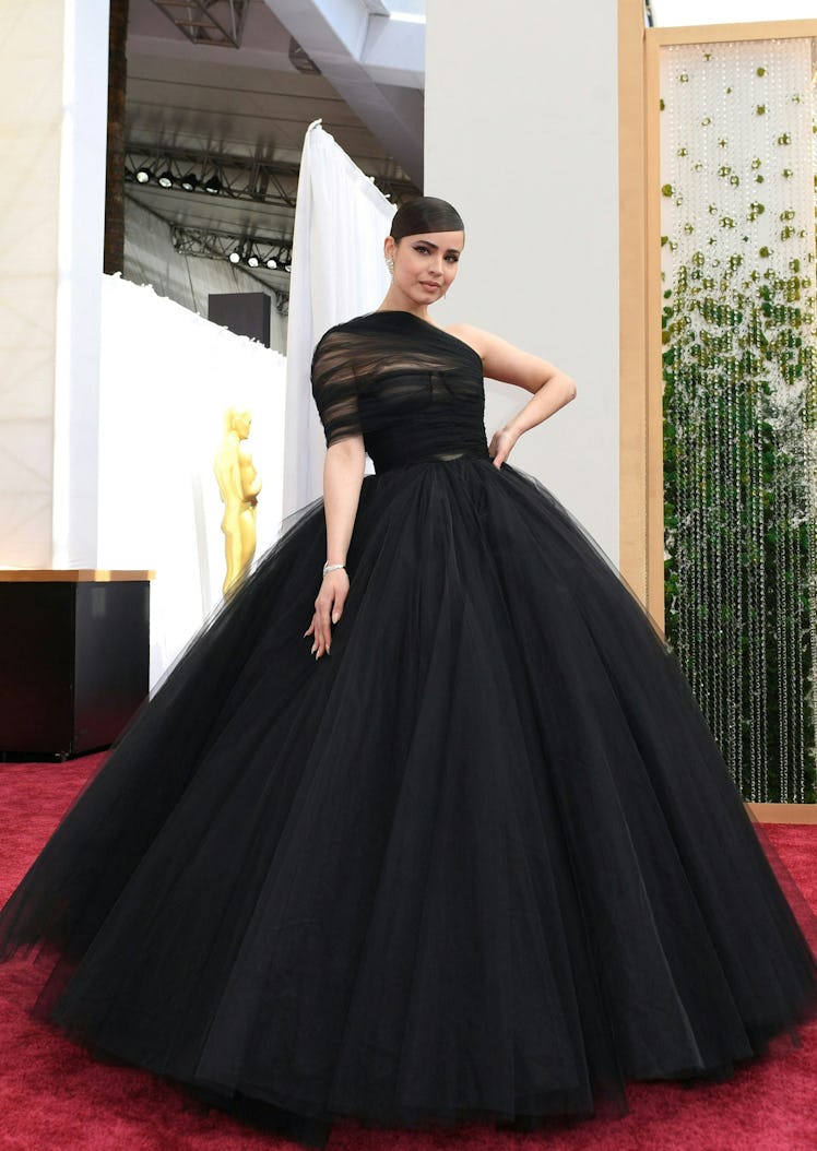 US actress Sofia Carson arrives at the 94th Oscars 