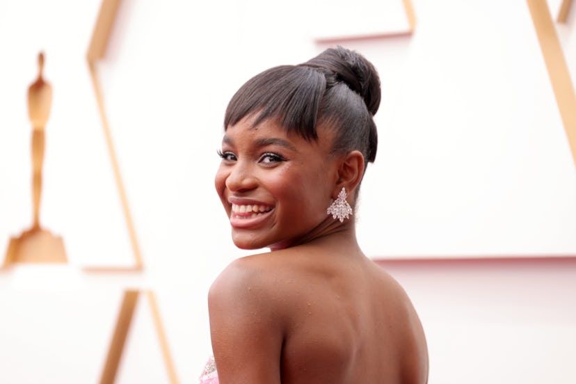 HOLLYWOOD, CALIFORNIA - MARCH 27: Saniyya Sidney attends the 94th Annual Academy Awards at Hollywood...