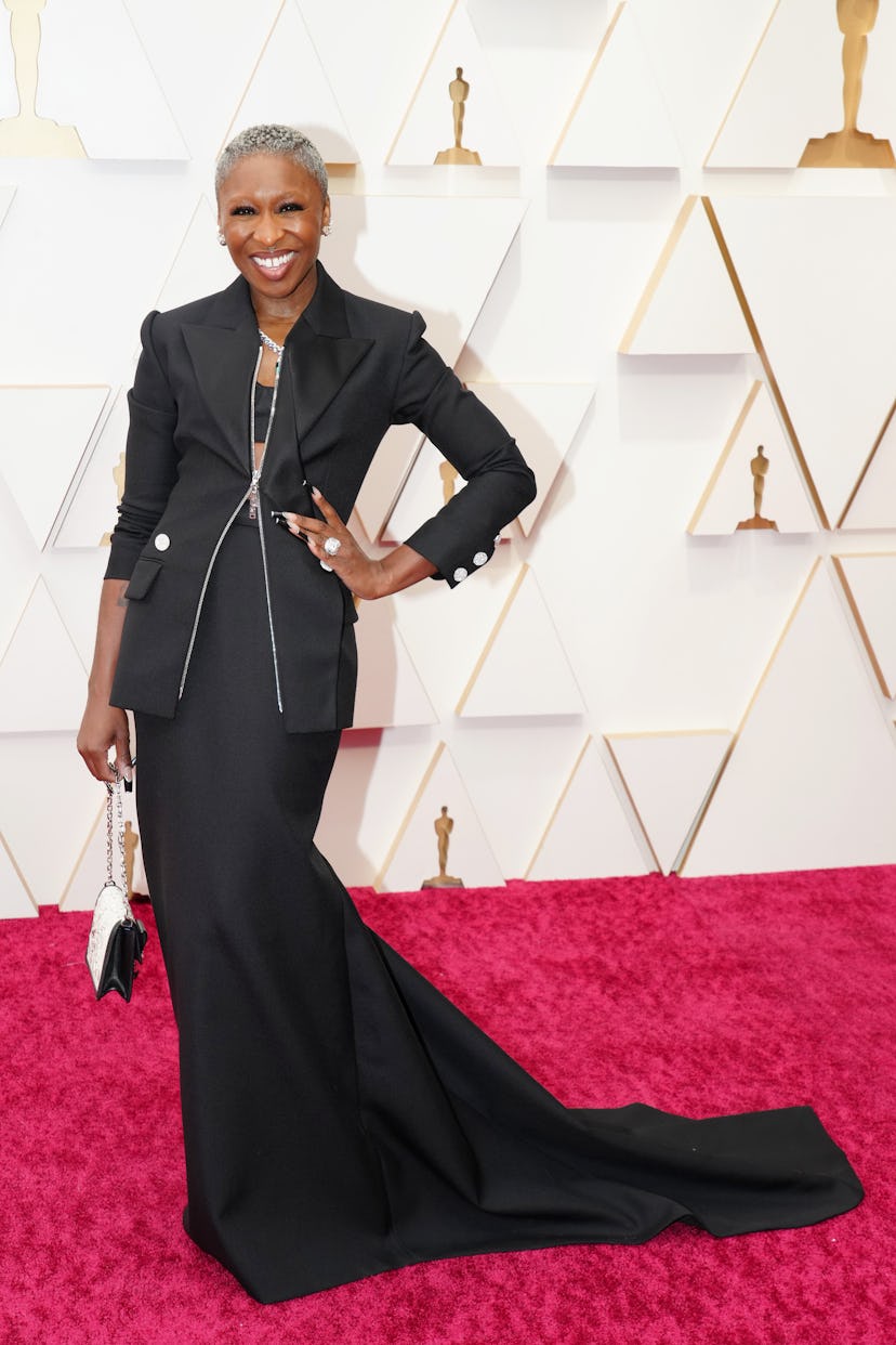 HOLLYWOOD, CALIFORNIA - MARCH 27: Cynthia Erivo attends the 94th Annual Academy Awards at Hollywood ...