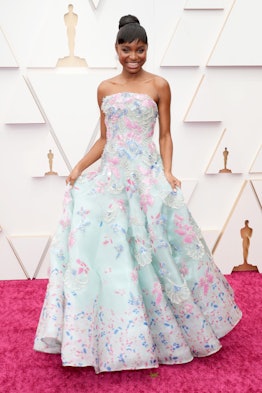 Saniyya Sidney attends the 94th Annual Academy Awards 