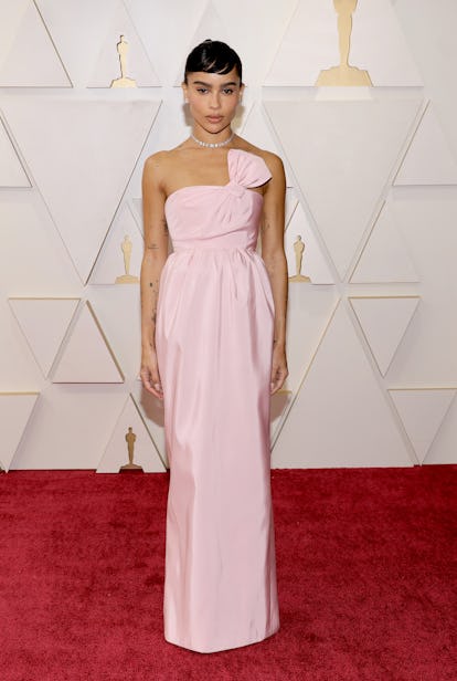 HOLLYWOOD, CALIFORNIA - MARCH 27: Zoë Kravitz attends the 94th Annual Academy Awards at Hollywood an...