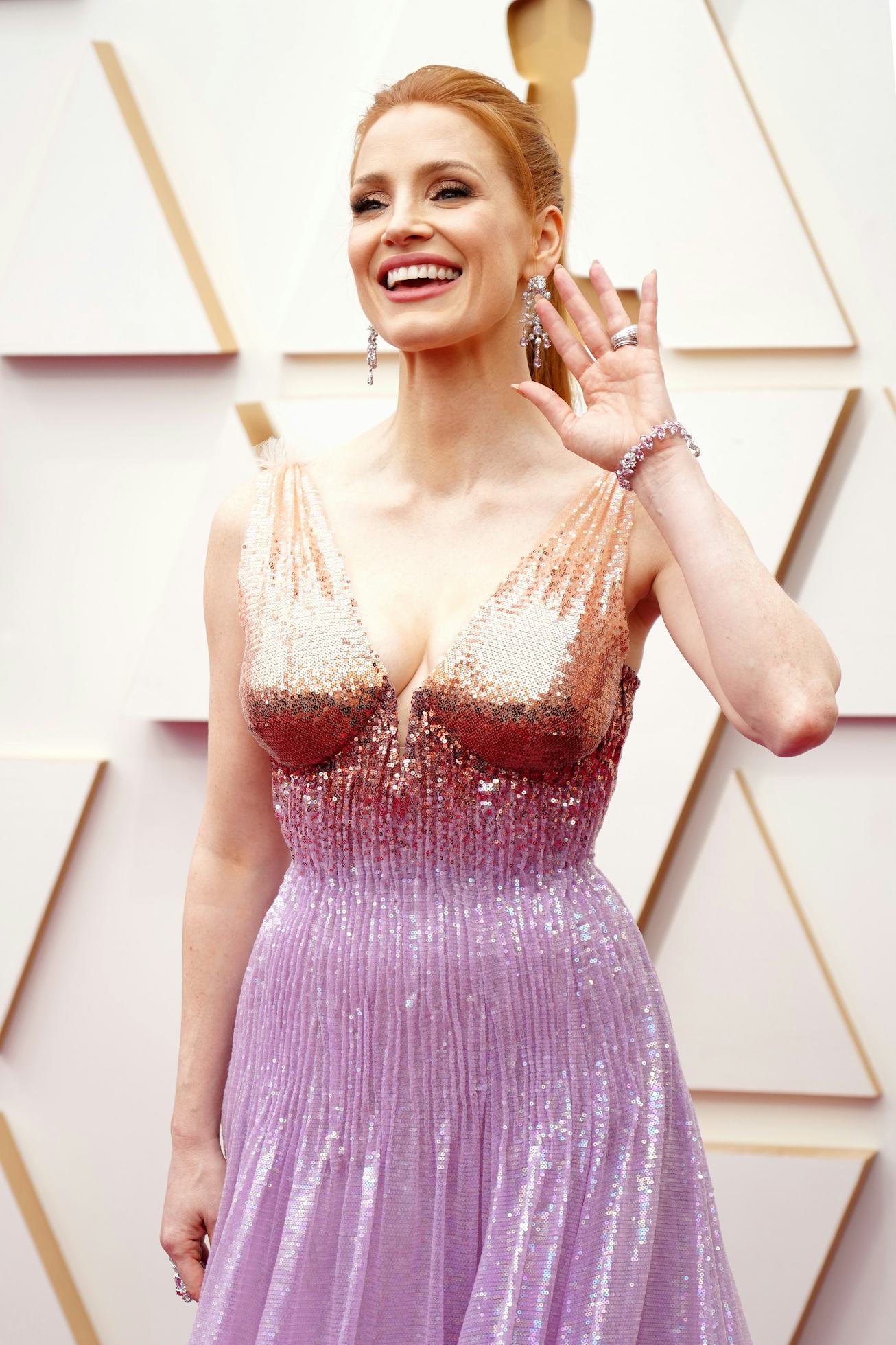HOLLYWOOD, CALIFORNIA - MARCH 27: Jessica Chastain attends the 94th Annual Academy Awards at Hollywo...