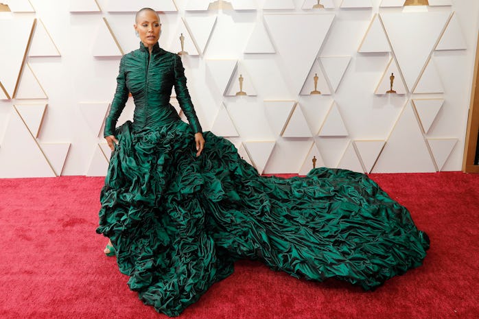 LOS ANGELES, USA - MARCH 27, 2022: Jada Pinkett Smith arrives on the red carpet outside the Dolby Th...