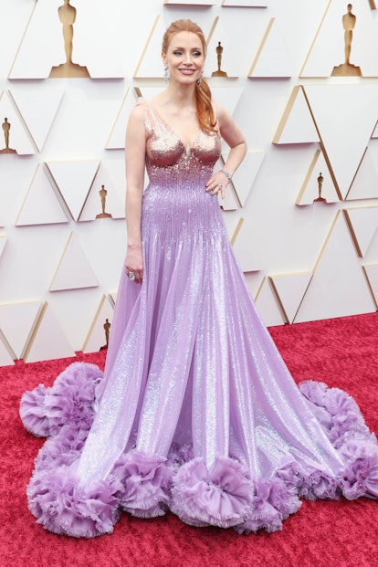 HOLLYWOOD, CALIFORNIA - MARCH 27: US actress Jessica Chastain attends the 94th Annual Academy Awards...