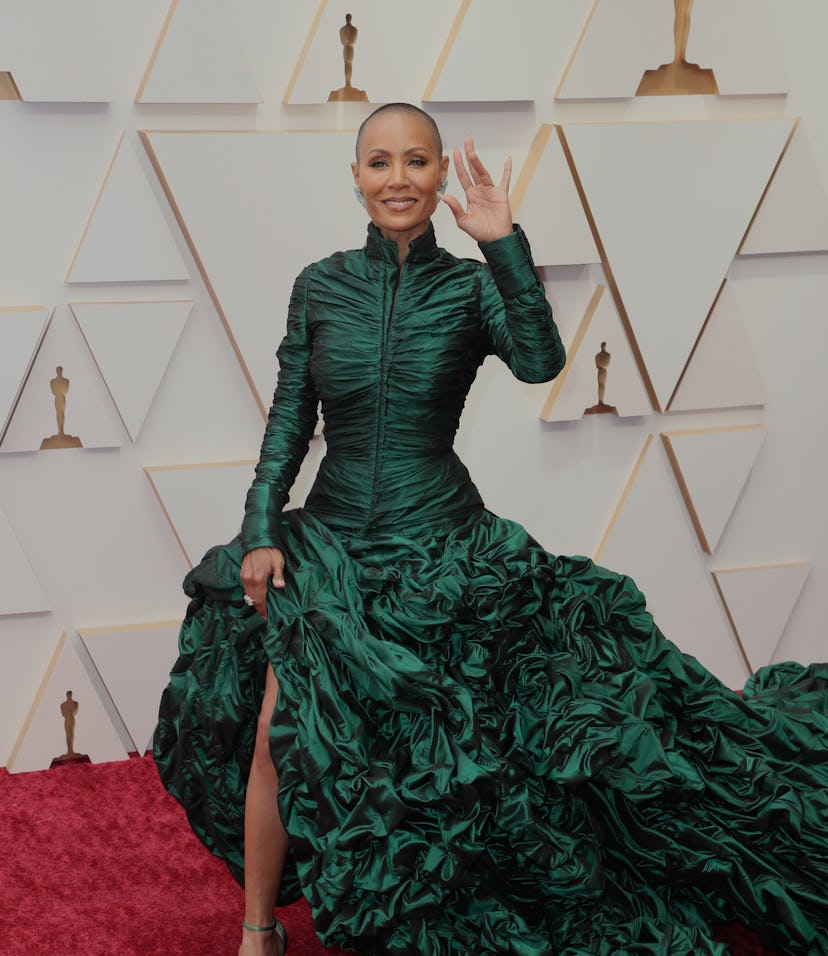 HOLLYWOOD, CALIFORNIA - MARCH 27: Jada Pinkett Smith attends the 94th Annual Academy Awards at Holly...