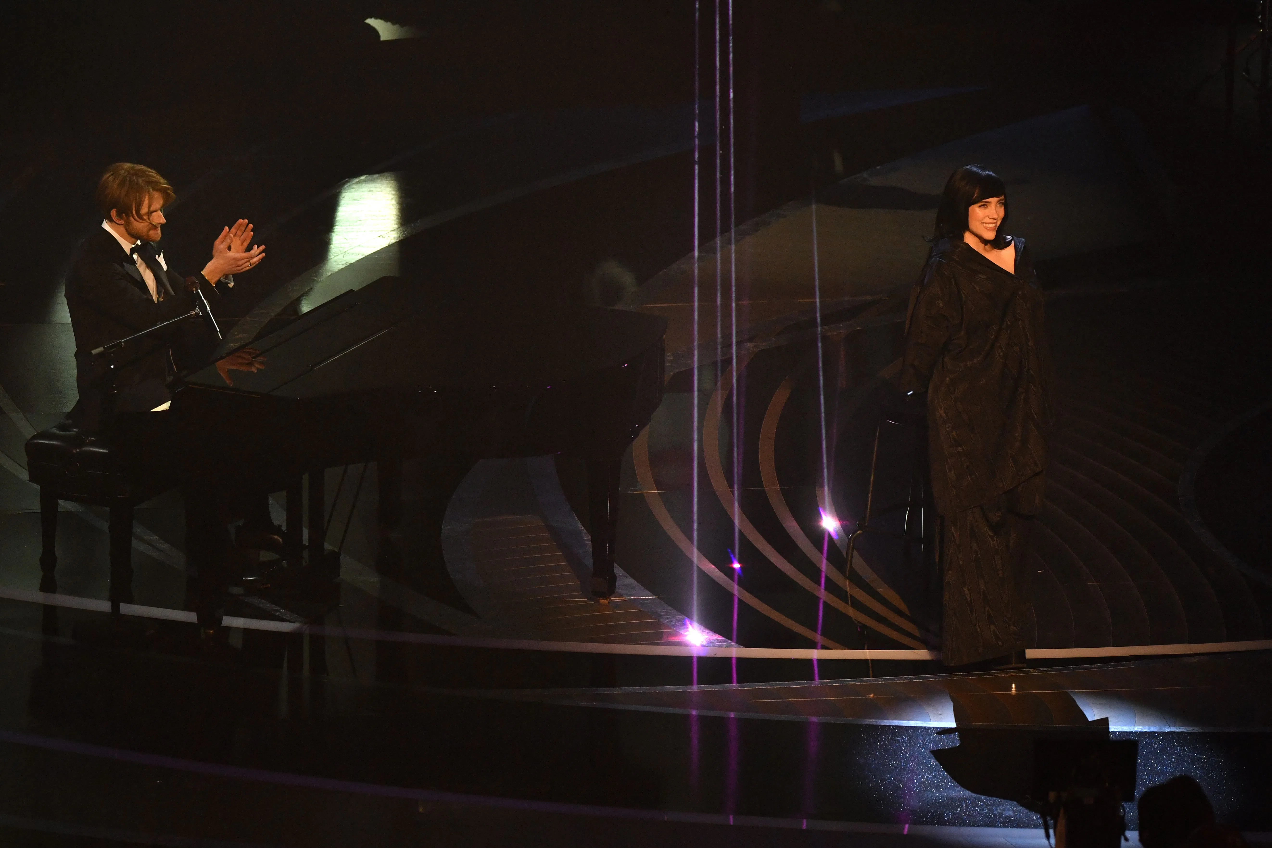 Photos From Billie Eilish's 2022 Oscars Performance