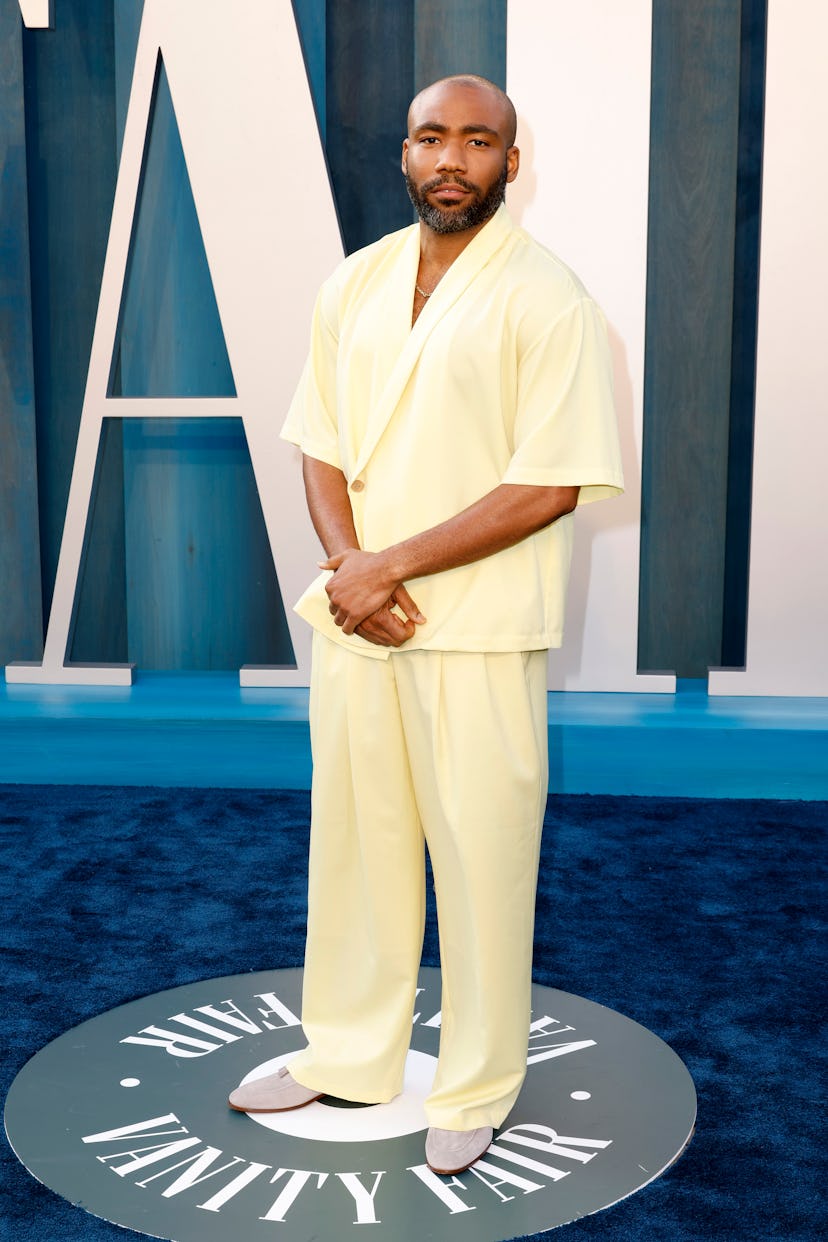 BEVERLY HILLS, CALIFORNIA - MARCH 27: Donald Glover attends the 2022 Vanity Fair Oscar Party hosted ...