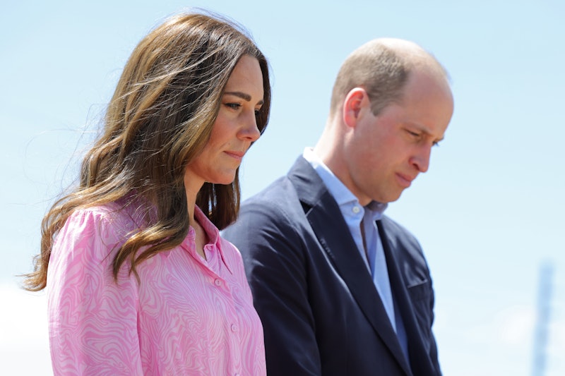 GREAT ABACO, BAHAMAS - MARCH 26: Catherine, Duchess of Cambridge and Prince William, Duke of Cambrid...