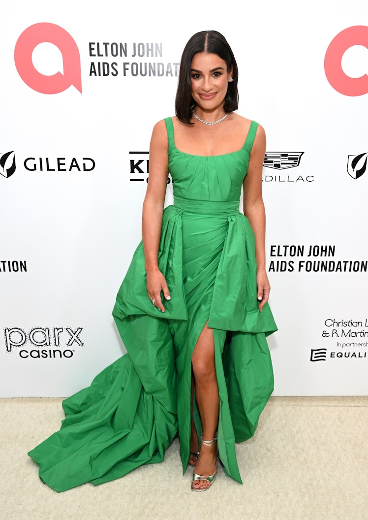 Lea Michele attends Elton John AIDS Foundation's 30th Annual Academy Awards 
