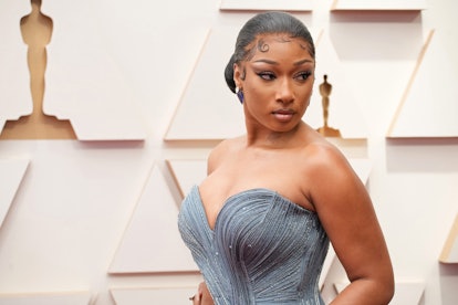 HOLLYWOOD, CALIFORNIA - MARCH 27: Megan Thee Stallion attends the 94th Annual Academy Awards at Holl...