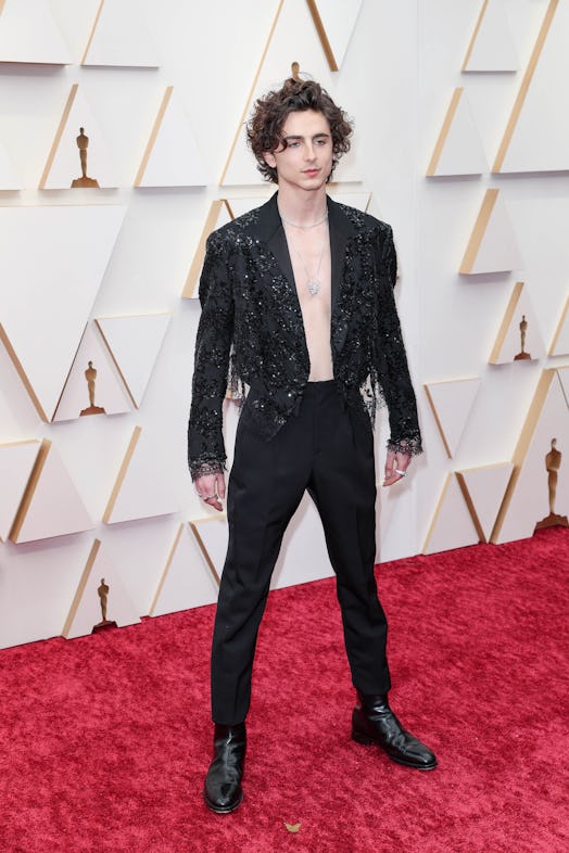 Timothee Chalamet at the 2022 Oscars.