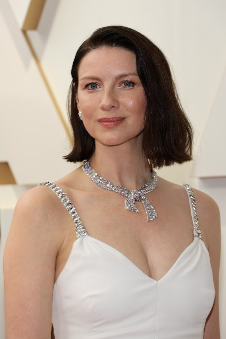 HOLLYWOOD, CALIFORNIA - MARCH 27: Caitriona Balfe attends the 94th Annual Academy Awards at Hollywoo...