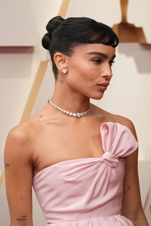 HOLLYWOOD, CALIFORNIA - MARCH 27: Zoë Kravitz attends the 94th Annual Academy Awards at Hollywood an...