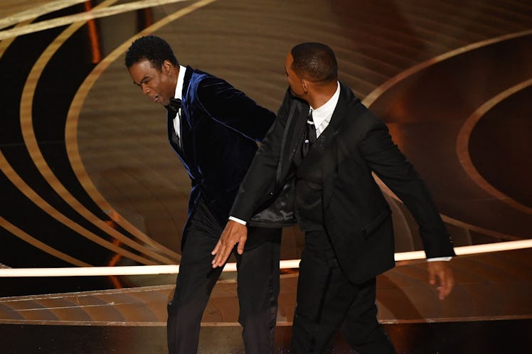 Will Smith's acceptance speech at the 2022 Oscars came after he slapped Chris Rock.