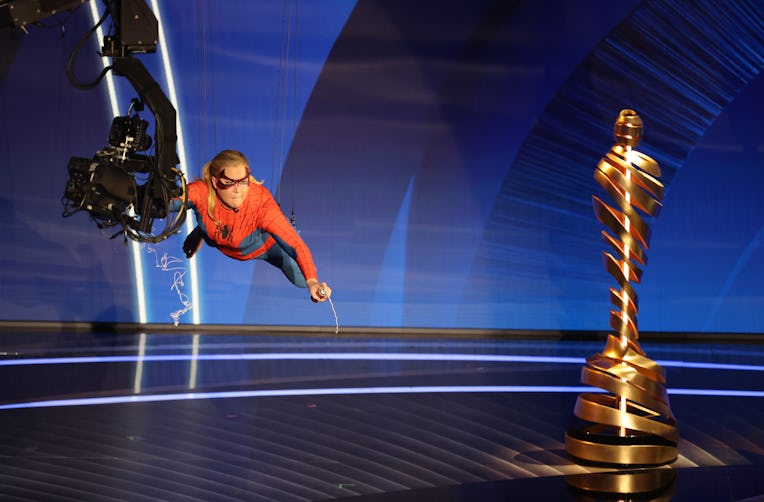 HOLLYWOOD, CA - March 27, 2022. Amy Schumer during the show at the 94th Academy Awards at the D...