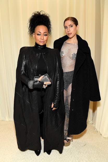WEST HOLLYWOOD, CALIFORNIA - MARCH 27: Raven-Symone and Miranda Maday attend The Elton John AIDS Fou...