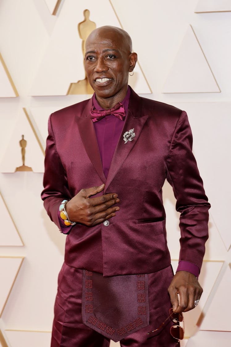 HOLLYWOOD, CALIFORNIA - MARCH 27: Wesley Snipes attends the 94th Annual Academy Awards at Hollywood ...