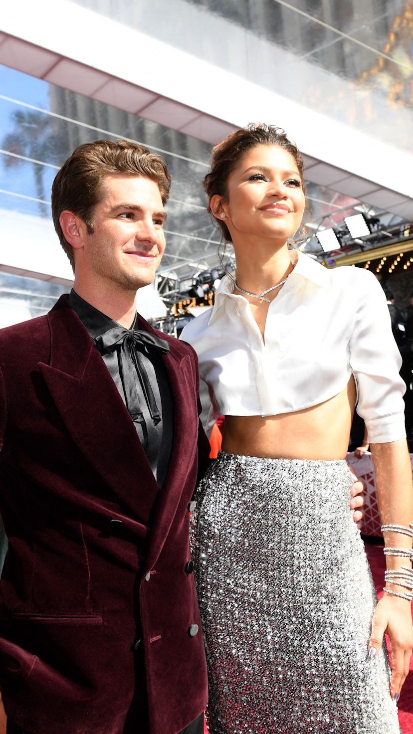 Zendaya and Andrew Garfield at the 2022 Oscars.