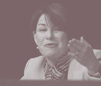 UNITED STATES - MARCH 24: Sen. Amy Klobuchar, D-Minn., questions witnesses on the fourth day of the ...