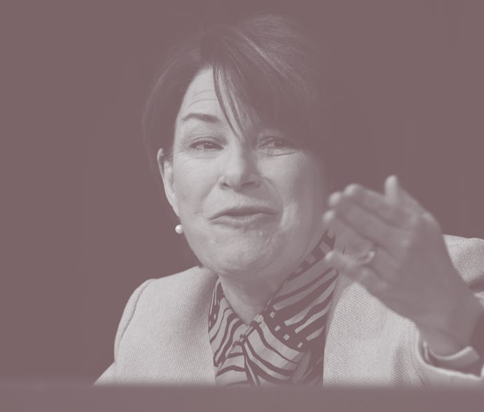 UNITED STATES - MARCH 24: Sen. Amy Klobuchar, D-Minn., questions witnesses on the fourth day of the ...