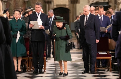 Queen Elizabeth wore green to honor her husband.