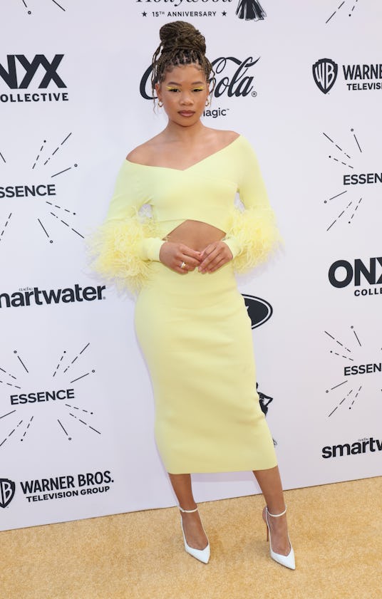 BEVERLY HILLS, CALIFORNIA - MARCH 24: Storm Reid attends the ESSENCE 15th Anniversary Black Women In...