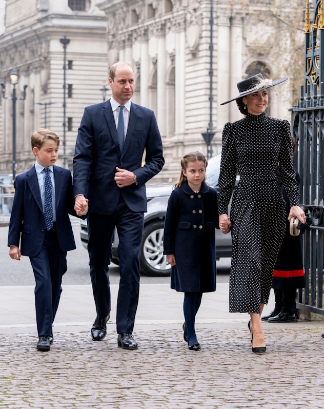 Prince George attended a memorial service for Prince Philip.