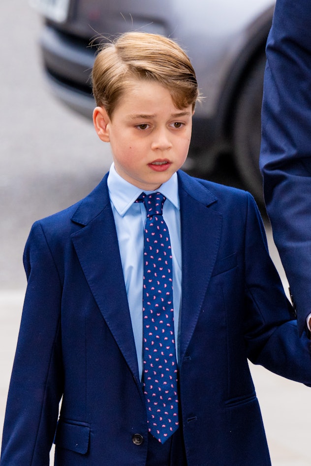Prince George worries about the war.