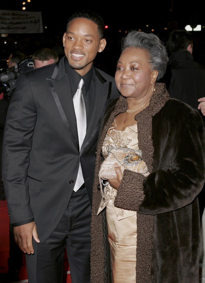 Will Smith and his mother during The 30th Cesar Awards Ceremony - Arrivals at Chatelet Theatre in Pa...