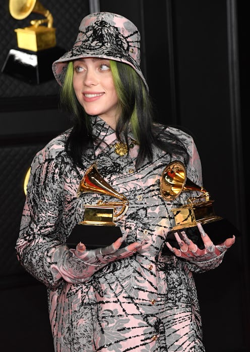 LOS ANGELES, CALIFORNIA - MARCH 14: Billie Eilish, winner of the Record of the Year award for 'Every...