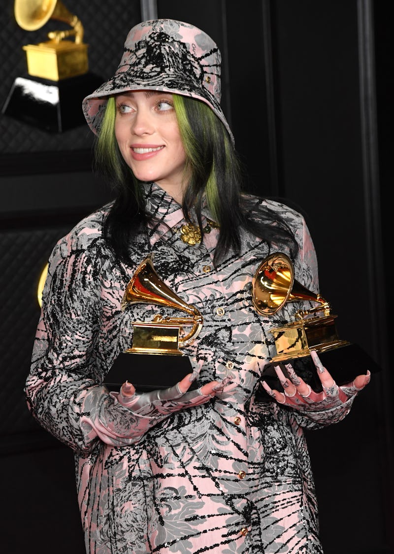 LOS ANGELES, CALIFORNIA - MARCH 14: Billie Eilish, winner of the Record of the Year award for 'Every...