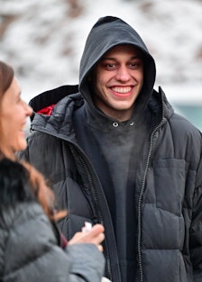 Pete Davidson is seen on the set of "The Home" 