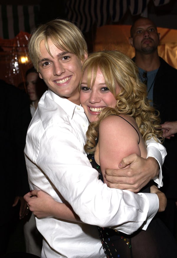 Hilary Duff & Aaron Carter (+ Lindsay Lohan)