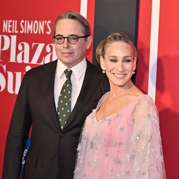 Sarah Jessica Parker and Matthew Broderick celebrated the opening of Broadway play 'Plaza Suite' wit...