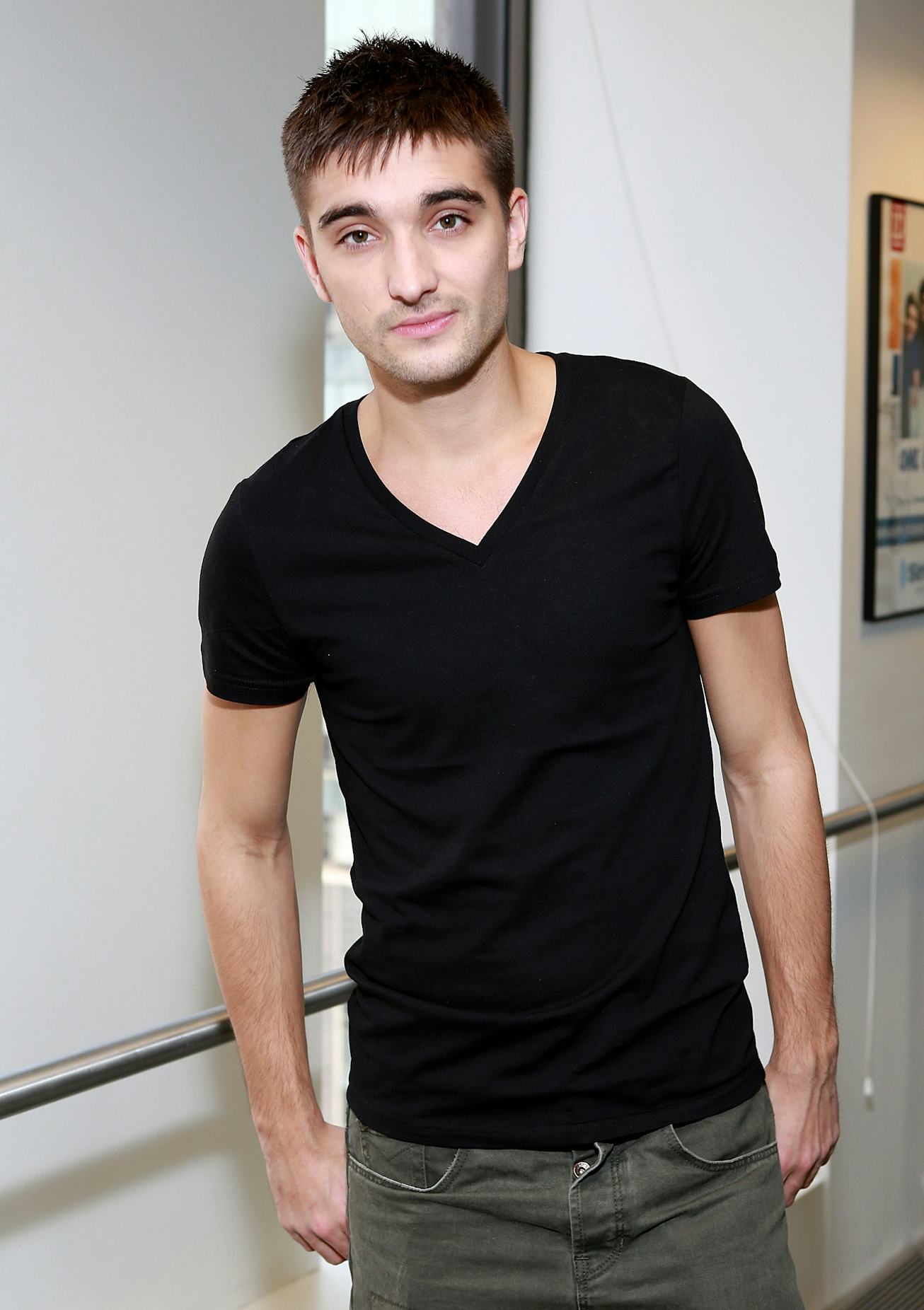 NEW YORK, NY - MAY 31:  Tom Parker of the band The Wanted visits at SiriusXM Studios on May 31, 2013...