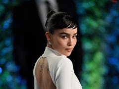 Zoe Kravitz shared unexpected Instagram captions following Will Smith and Chris Rock's 2022 Oscars i...