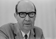 Poet Philip Larkin talking about his new anthology 'The Oxford Book of 20th Century English Verse' p...